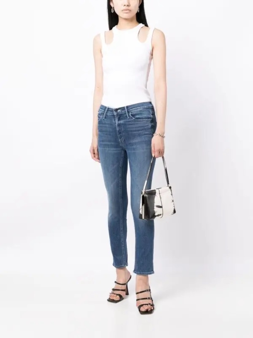 MOTHER Jeans The Dazzler mid rise slim jeans 26